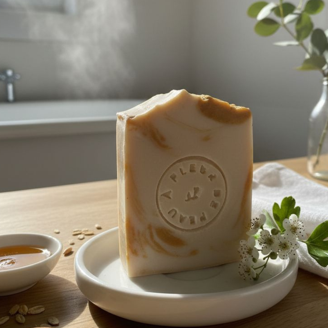 Savon avoine et miel