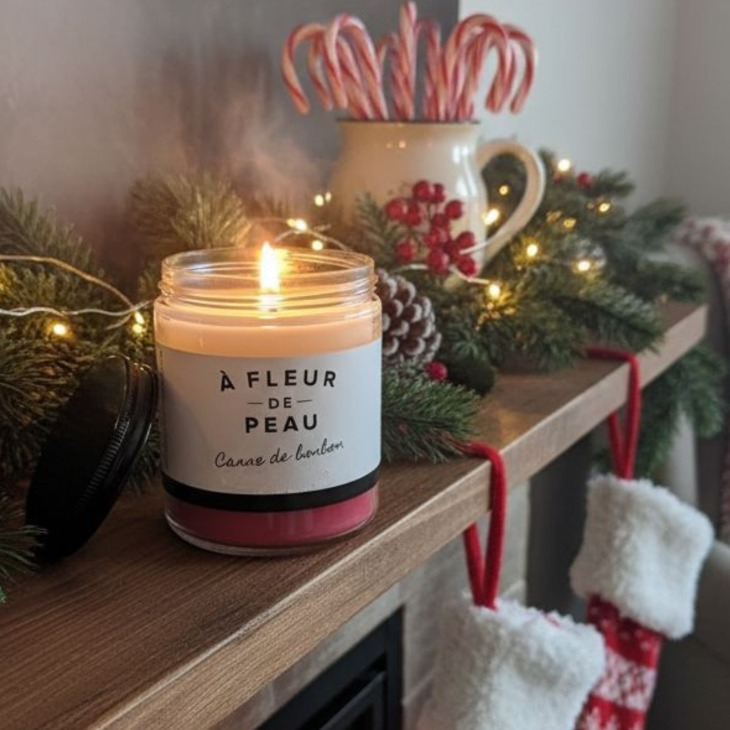 Chandelle Canne de bonbon