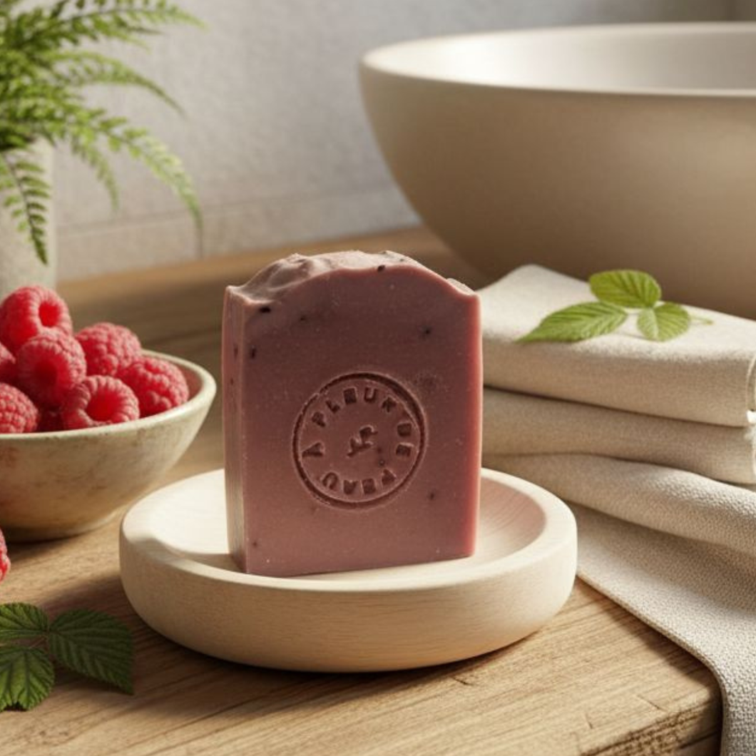 Savon à la framboise