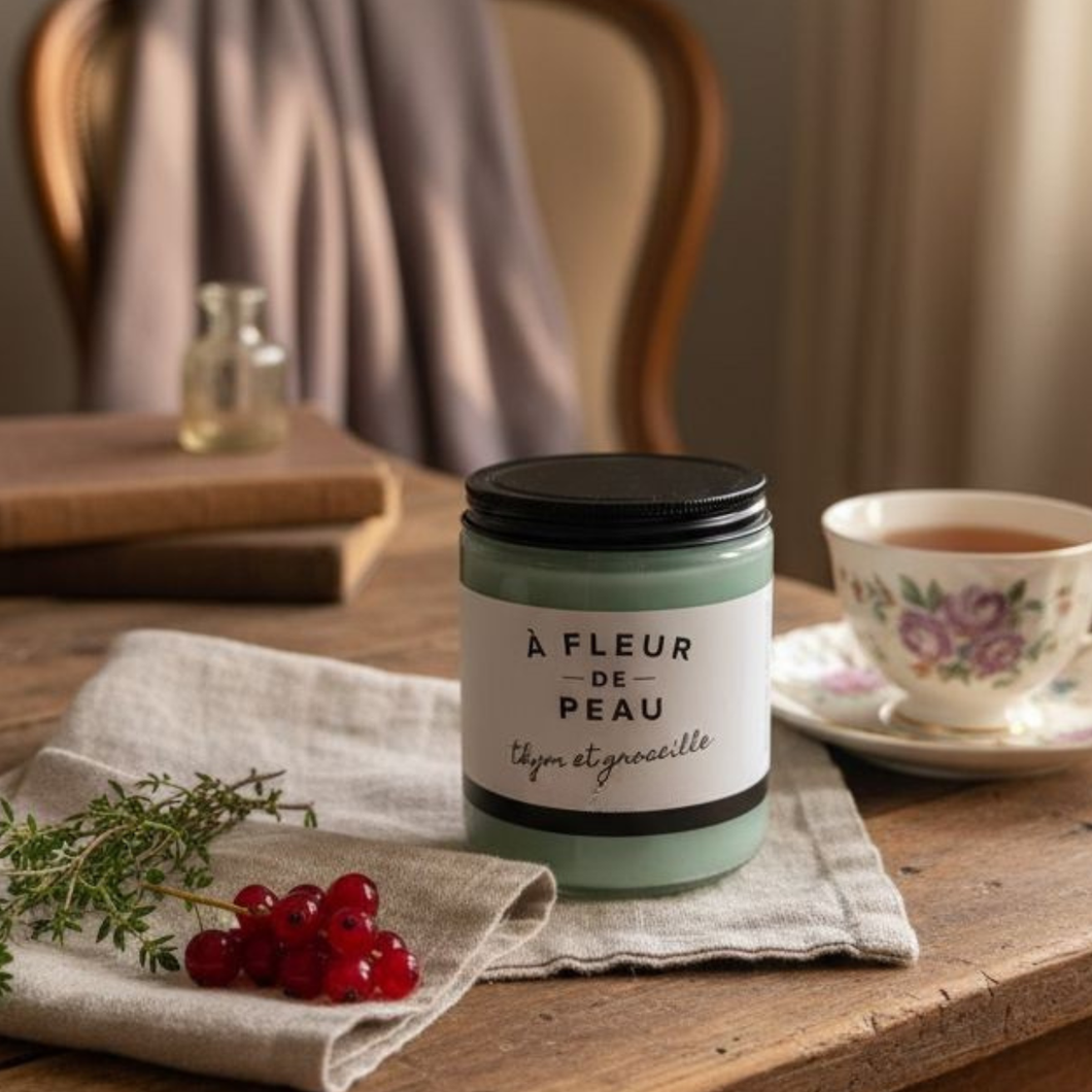 Chandelle Thym et groseilles